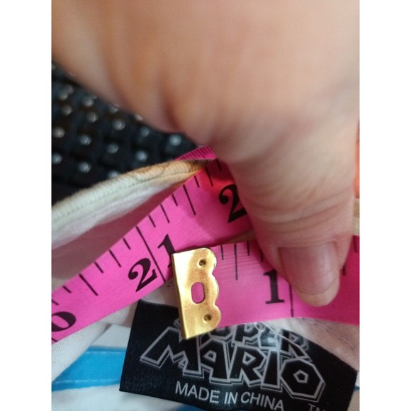 Super Mario Bros Fitted S/M Small Medium Baseball Hat Cap Brand New Flat Bill - Picture 11 of 11